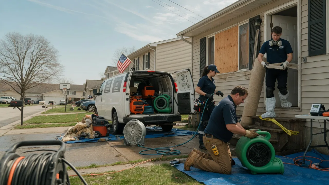 Water Damage Restoration in East Peoria, IL near me